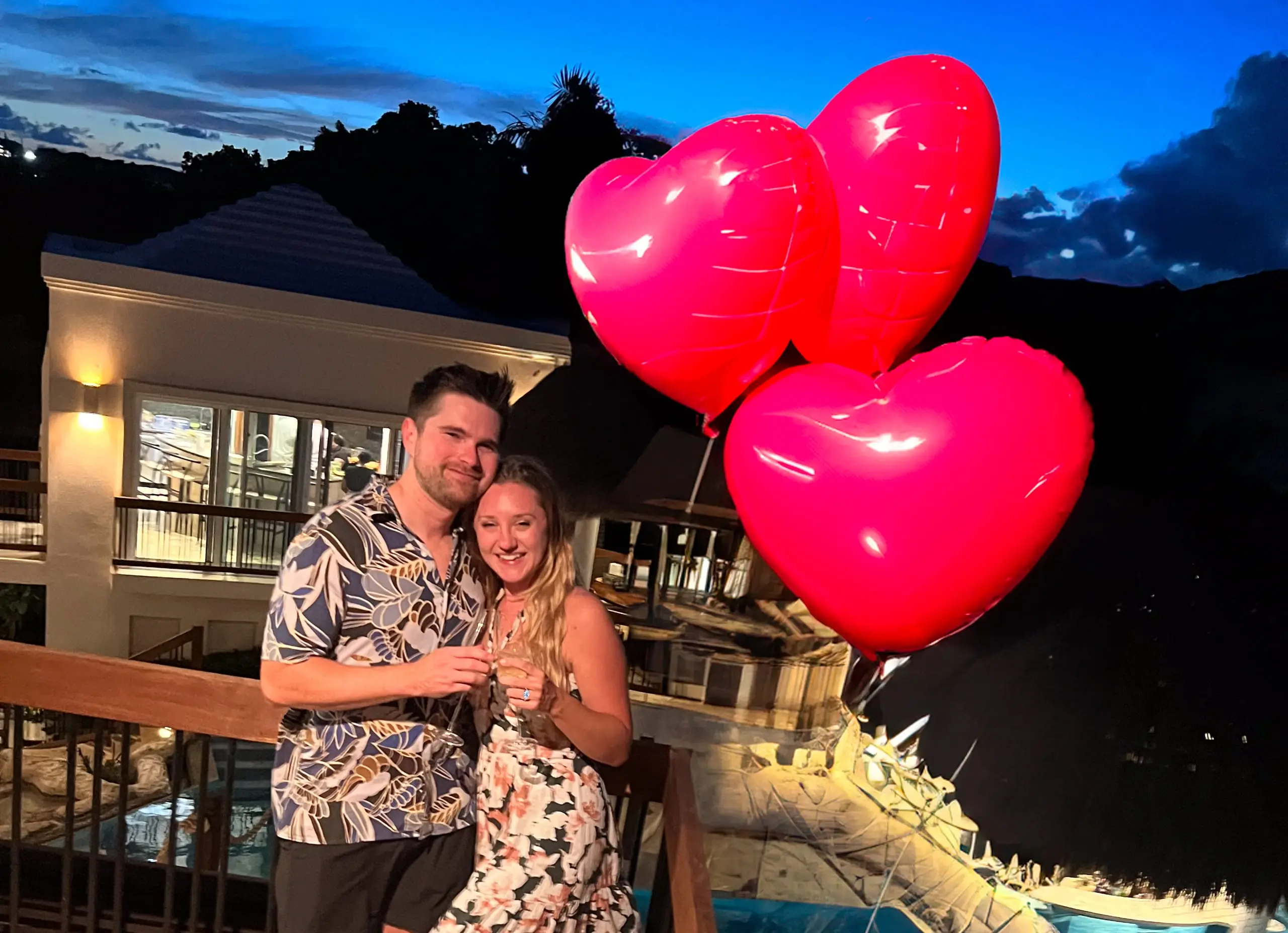 A family engagement, celebrated at Turtle Breeze