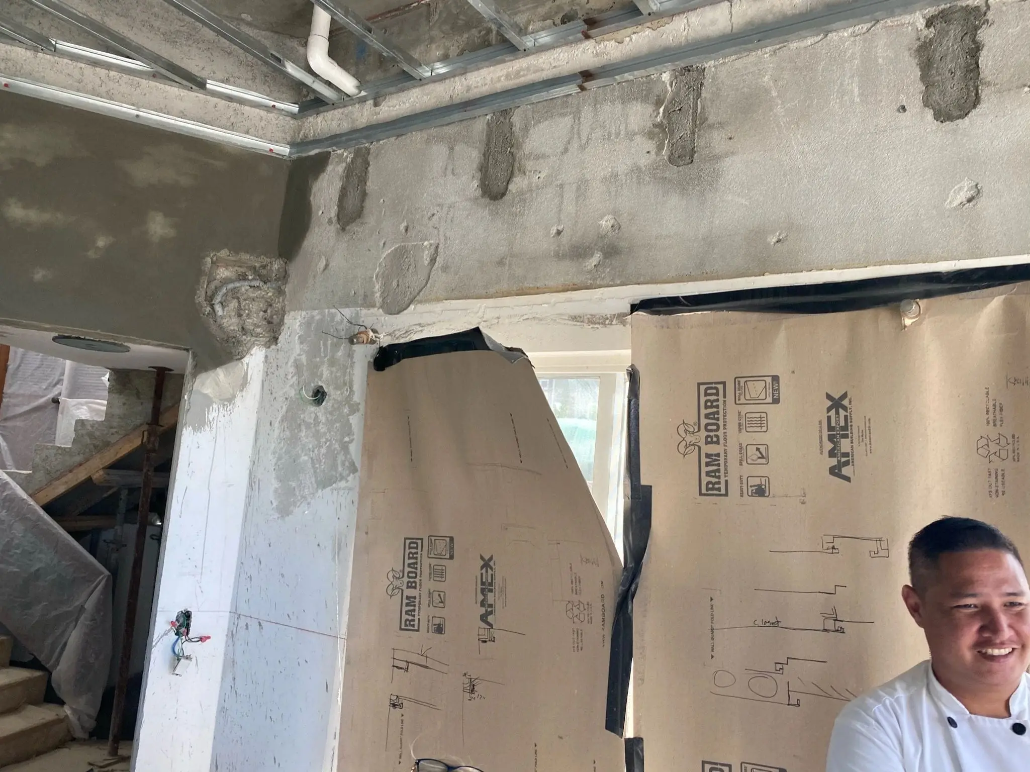 The master suite, from the inside