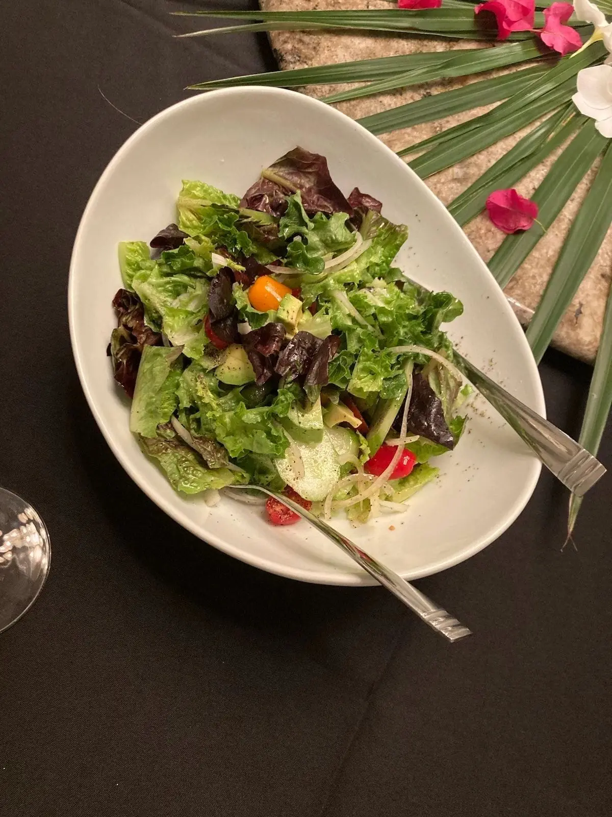 A fresh garden salad