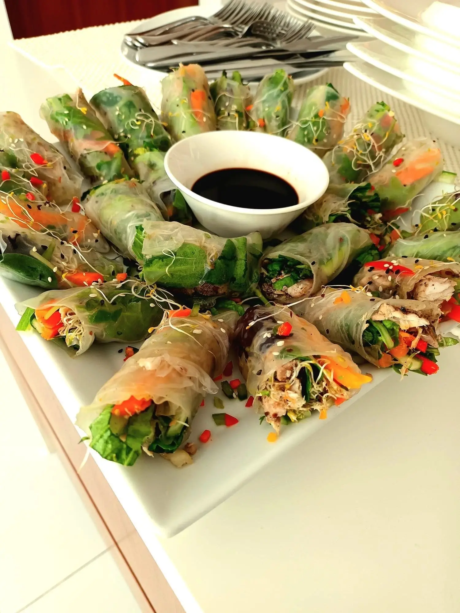 Fresh spring rolls